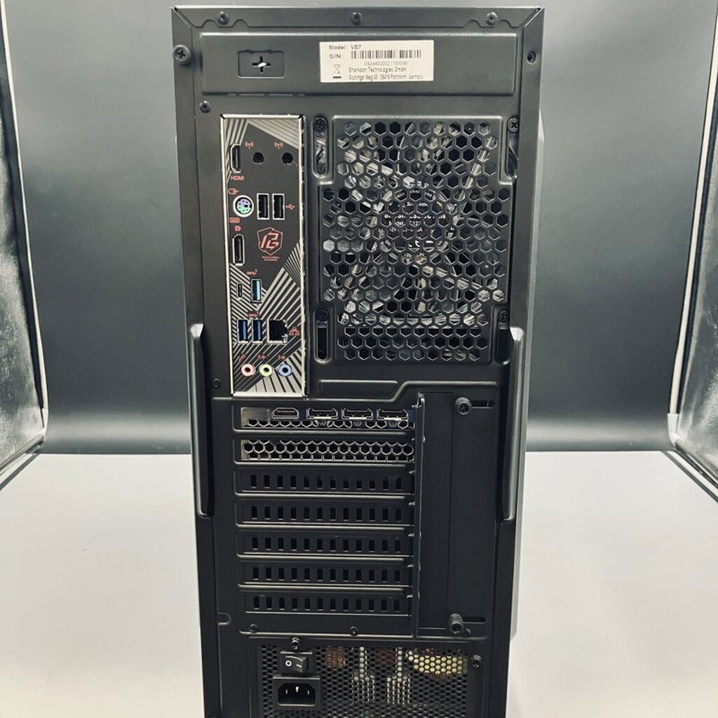 中古 sharkoon ミドルタワー自作PC(i7 14700F/32GB/SSD1TB/RTX3070/OS