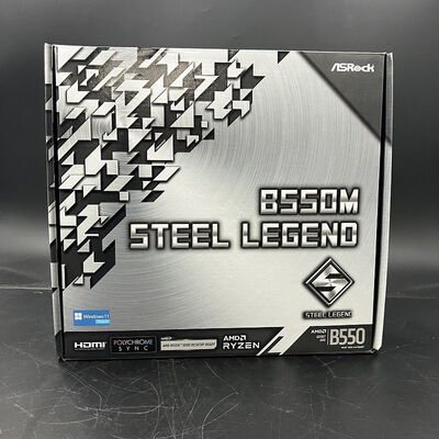 【大須店】中古  ASRock B550M Steel Legend (B550 AM4 mATX DDR4) 142939 
