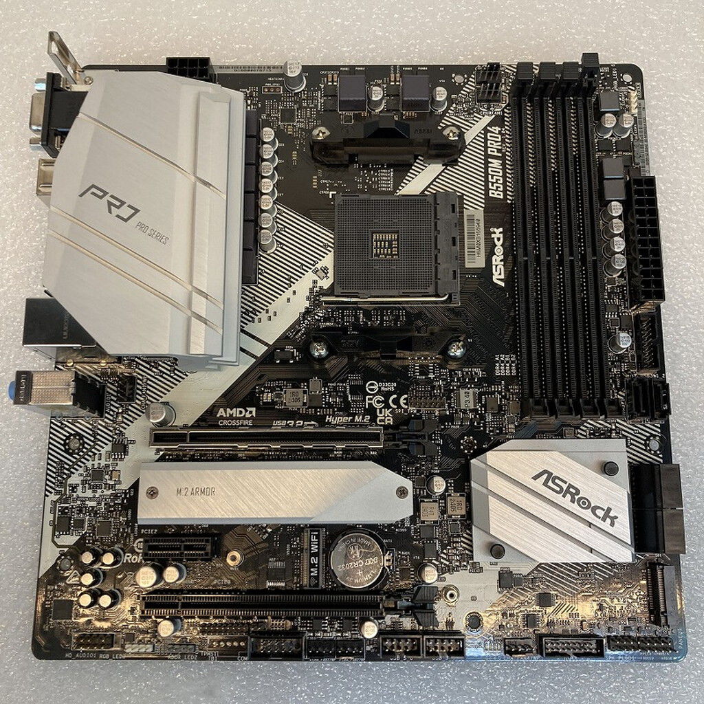 新品未開封 B550M Pro4 AM4 Amazon.com: ASRock B550M PRO4 Supports 3rd Gen AMD AM4 Ryzen