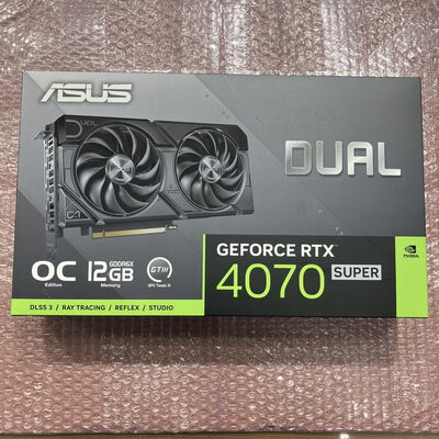 【宮崎恒久店】中古  ASUS DUAL-RTX4070S-O12G-EVO（RTX4070SUPER 12GB） 3480036489 