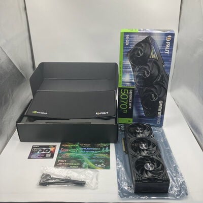 【なんば店】中古  Palit NE7507T019T2-GB2031A (RTX5070Ti GamingPro 16GB) 176552 