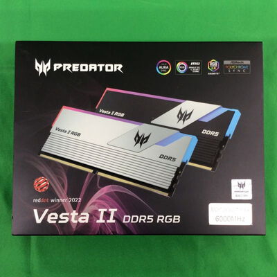 【川崎店】中古  Acer Predator Vesta ⅡBlack (DDR5 16GB*2 6000MHz) 3170006805 