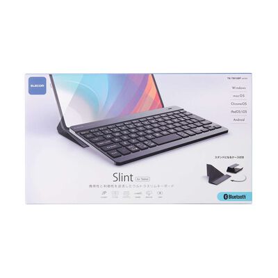エレコム  充電式Bluetooth Ultra slimキーボード  Slint TK-TM15BPBK (ブラック) 