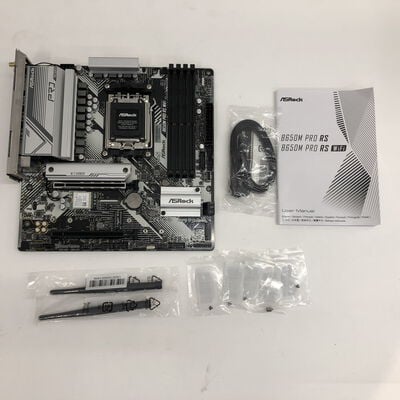 【福山ココローズ店】中古  ASRock B650M Pro RS WiFi (B650 AM5 mATX DDR5) 5090000773 