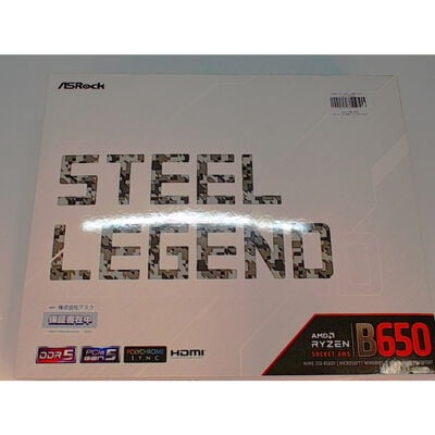 【前橋ｲﾝﾀｰｱｶﾏﾙ店】中古  ASRock B650 Steel Legend WiFi(B650 AM5 ATX) 4540001384 