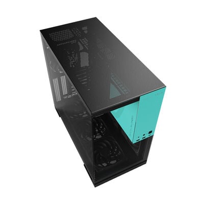 Geometric Future  Model 5 Black Blue GF-M5-BB PLUS (E-ATX ガラス ブラック/ターコイズブルー) 