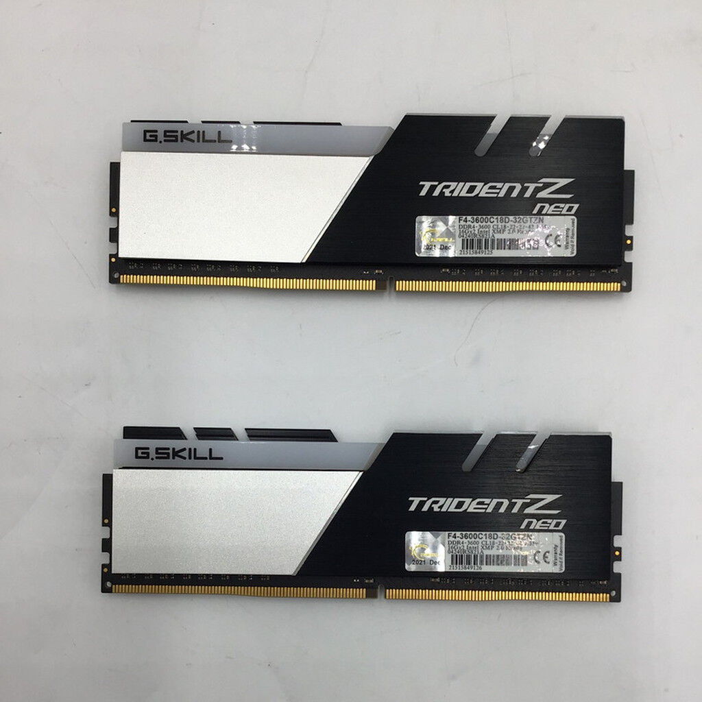 【ジャンク品 】DDR4-3600 PC用メモリ 32GB(16GB 2枚) 中古 16GB 2枚組(合計32GB) PC4-28800/DDR4-3600 デスクトップ用