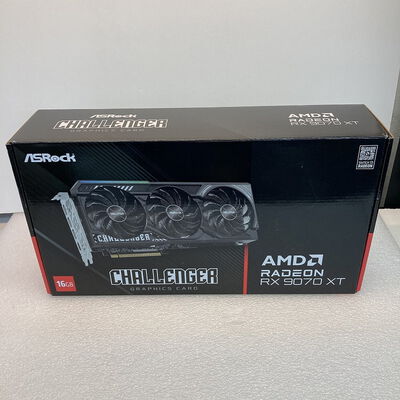 【京都店】中古  ASRock RX9070XT CL 16G (RX9070XT Challenger 16GB) 188987 