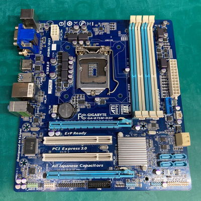 【静岡東瀬名店】中古  GIGABYTE GA-B75M-D3H(B75 1155 mATX DDR3) 120652 