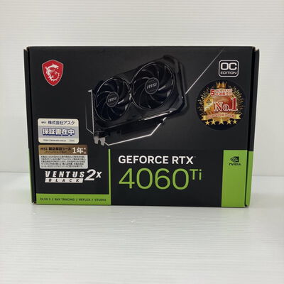 【秋葉原本店】中古  MSI GeForce RTX 4060 Ti VENTUS 2X BLACK 8G OC (RTX4060Ti 8GB) 158559 