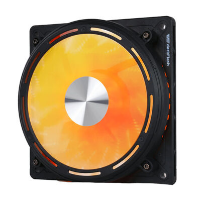 darkFlash  DE8R DF-DE8R-B-HQ1 (120mm ブラック ARGB リバースファン) 