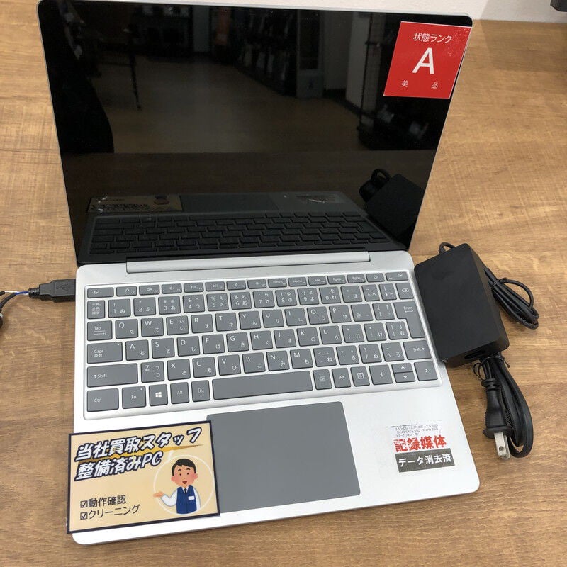 中古 Microsoft Surface Laptop Go (i5-1035G1/4GB/eMMC 64GB/-/-/WLAN