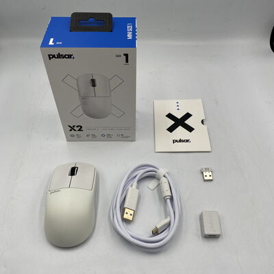 【座間相武台】中古  Pulsar X2 V3 Mini Wireless White (PX2312) 4510002688 