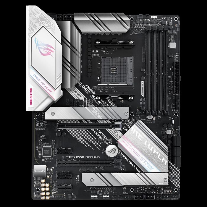 商品画像：ROG STRIX B550-A GAMING | マザーボード | ROG Japan 1