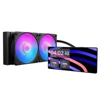 CoolerMaster  MasterLiquid Core LCD 6" 240 Black ARGB MLW-D24M-A24PA-L1 (240mm ARGB ブラック) 