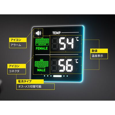 EZDIY  ALPHA TS13 - ATX 3.1 12V-2x6 Temp-Sensing U-Shape GPU Power Adapter - White - STD EZDPI248-1 (スタンダードモデル ホワイト) 