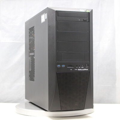 中古  THIRDWAVE GALLERIA KT(Intel Core i7 8700/16GB/SSD500GB/DVDマルチ/NVIDIA GeForce GTX 1060 6GB/W11H64 MAR) 178263 