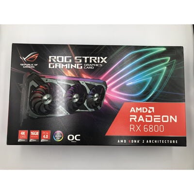 【水戸赤塚店】中古  ASUSROG-STRIX-RX6800-O16G-GAMING(Radeon RX6800 16GB) 4680003602 
