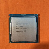 中古  INTEL Core i7 9700K (1151/3.60GHz/12M/C8/T8) 138481 