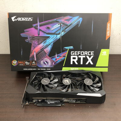 【福山ココローズ店】中古  GIGABYTE GV-N3070AORUS M-8GD (RTX3070 8G) 143897 