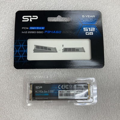 【京都店】中古  Silicon Power SP512GBP34A60M28 (M.2 NVMe 2280 512GB) 3180006065 