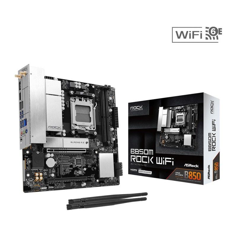 ASRock B850M Rock WiFi (B850 AM5 MicroATX) ｜ パソコン通販の