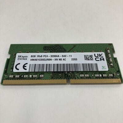 【神戸・三宮店】中古  PC4-25600 8GB ノート用(DDR4-3200) 158771 