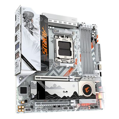 GIGABYTE  B850M AORUS ELITE WIFI7 ICE-P (B850 AM5 MicroATX) 