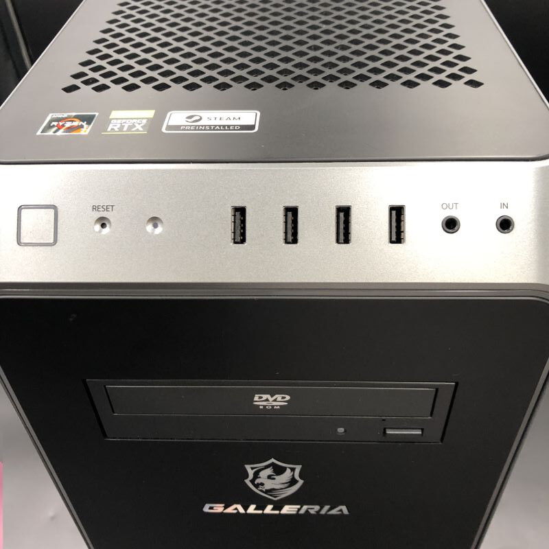 中古 THIRDWAVE GALLERIA SK(AMD Ryzen 7 3700X/16GB/SSD1TB/DVD