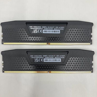【熊本浜線店】中古  32GB 2枚組(合計64GB) PC5-41600/DDR5-5200 デスクトップ用 190870 