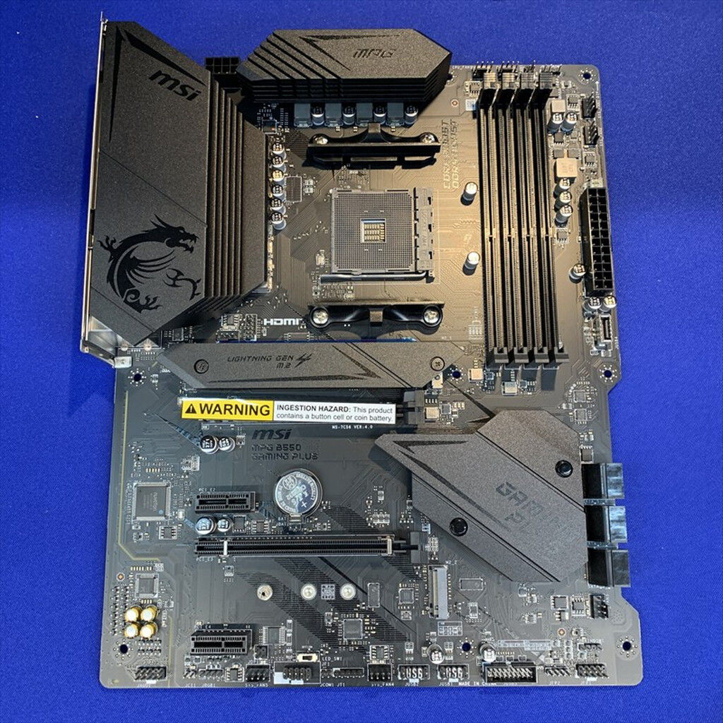 中古 MSI MPG B550 GAMING PLUS (B550 AM4 ATX DDR4) 142929