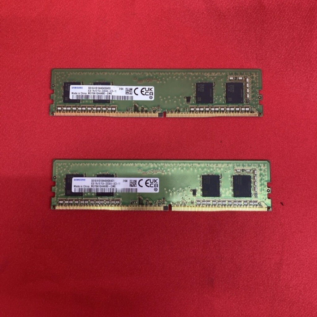 中古 SAMSUNG 8GB 2枚組(合計16GB) PC4-25600/DDR4-3200 デスクトップ