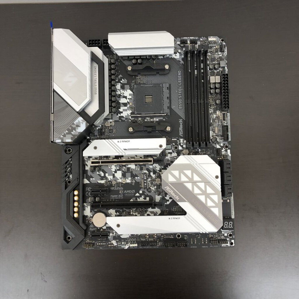中古 ASRock B550 Steel Legend (B550 AM4 ATX DDR4) 142936 （401361