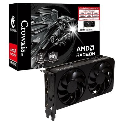 Crowxis  CXA-RX9060XT-16G/DF/BK (Radeon RX 9060 XT 16GB) 