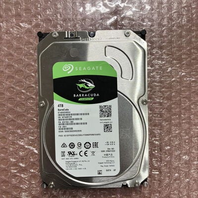 【宮崎恒久店】中古  各社 3.5インチ HDD 4TB SATA （デスクトップ用） 121852 