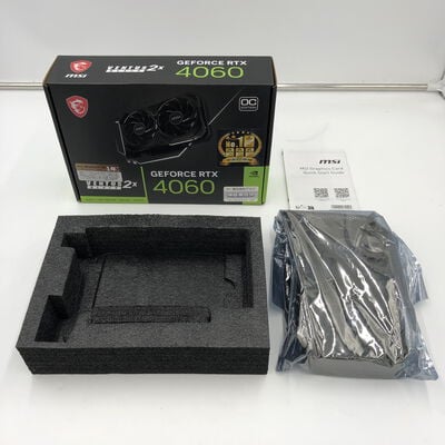 【福井日之出店】中古  MSI GeForce RTX 4060 VENTUS 2X BLACK 8G OC (RTX4060 8GB) 158792 
