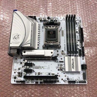 【宮崎恒久店】中古  ASRock B650M PG Riptide WiFi White(B650 AM5 mATX) 168307 