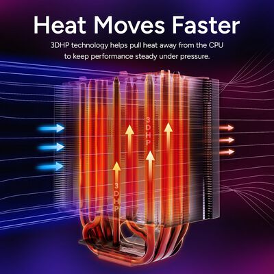 CoolerMaster  V8 ACE 3DHP Black AMD MAM-T6HA-225PK-RB 