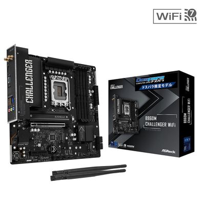 ASRock  B860M Challenger WiFi (B860 1851 MicroATX ブラック) ドスパラ限定モデル 