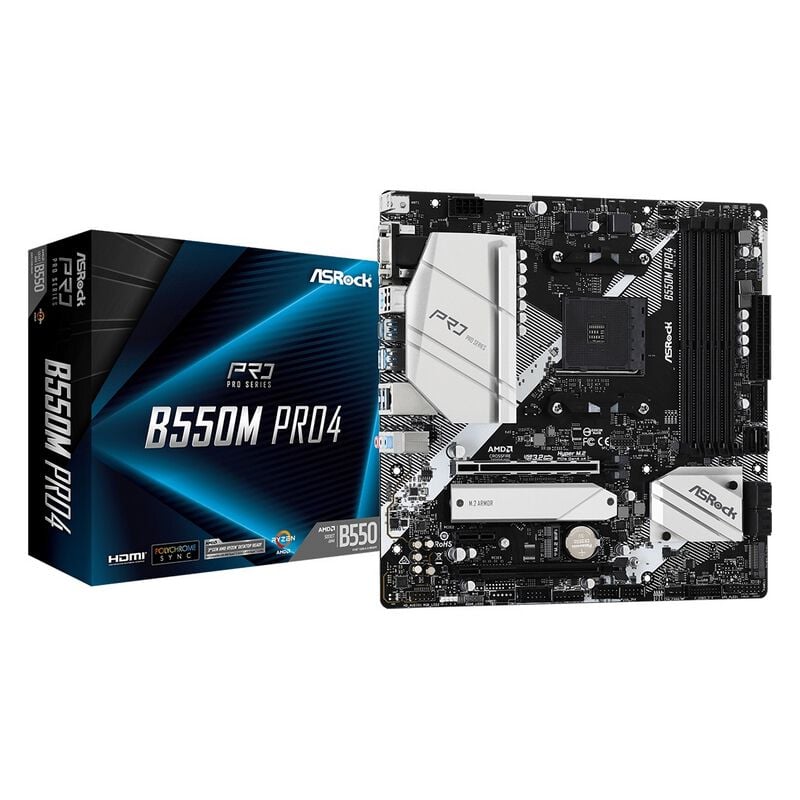 ASRock B550M Pro4 (B550 AM4 MicroATX) ｜ パソコン通販の