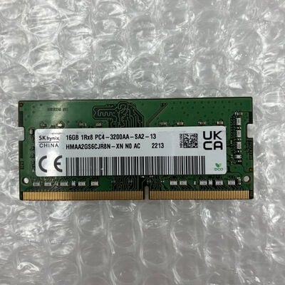 【秋葉原本店】中古  PC4-25600 16GB ノート用(DDR4-3200) 158772 