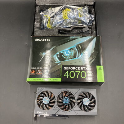 【熊本浜線店】中古  Gigabyte GV-N407TEAGLE OC-12(RTX4070Ti 12GB) 5370000417 