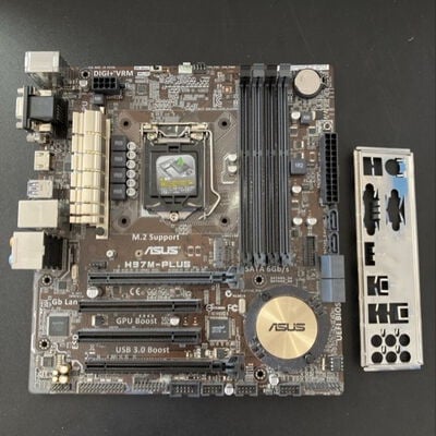 【堺七道店】中古  ASUS H97M-PLUS(H97 1150 mATX DDR3) 125713 