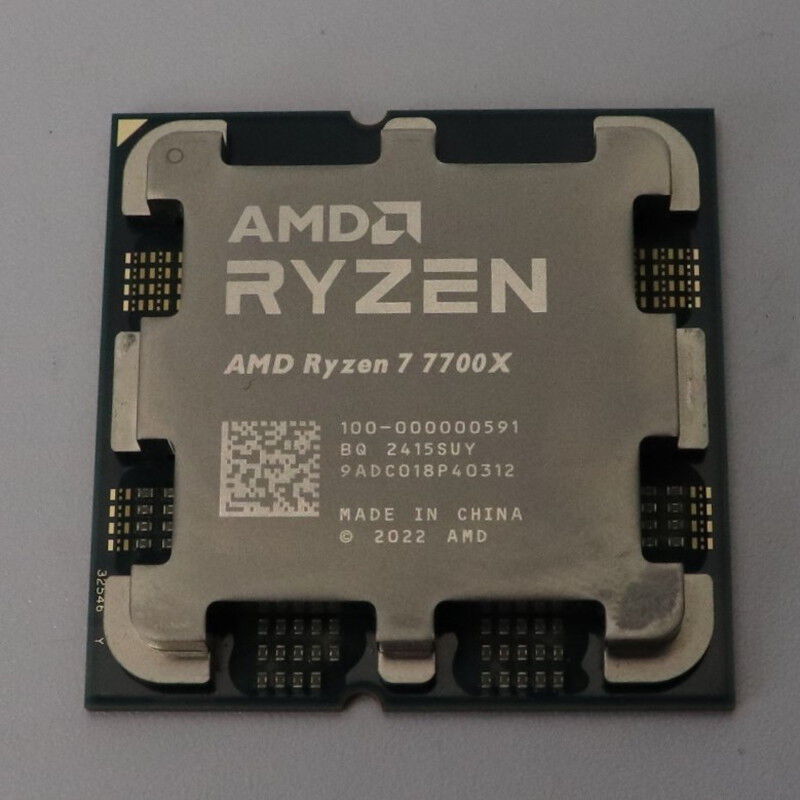 中古 AMD Ryzen 7 7700X (AM5/4.5GHz/40M/C8/T16/105W 152463