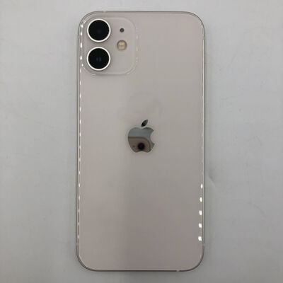【福井日之出店】中古  【docomo】Apple iPhone12 mini 5.4インチ 128GB (ホワイト)  MGDM3J/A 144021【6/11値下げ!】 