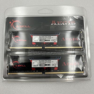 【新潟店】中古  GSK F4-3200C16D-32GIS (DDR4 PC4-25600 16GBx2) 3290007292 