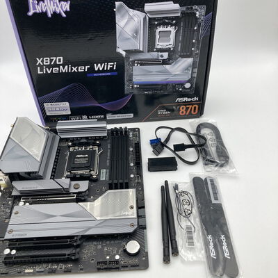 【神戸・三宮店】中古  ASRock X870 LIVEMixer WiFi (X870 AM5 ATX DDR5) 3430006485 