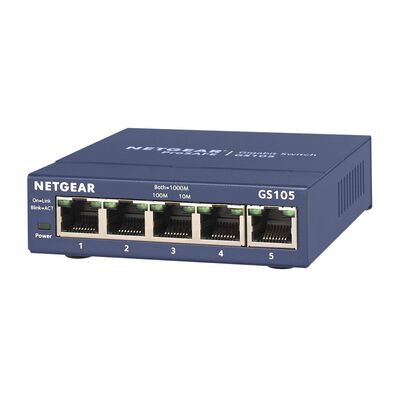 NETGEAR  GS105-500JPS (ギガビット5ポート アンマネージスイッチ) 