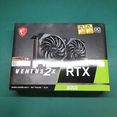 【津ラッツ店】中古  MSI GeForce RTX 3050 VENTUS 2X 8G OC [PCIExp 8GB] 4990000870 