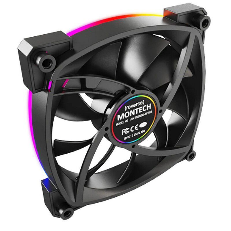 もんちー MONTECH RX120 PWM Black ｜ パソコン通販のドスパラ【公式】
